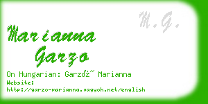 marianna garzo business card